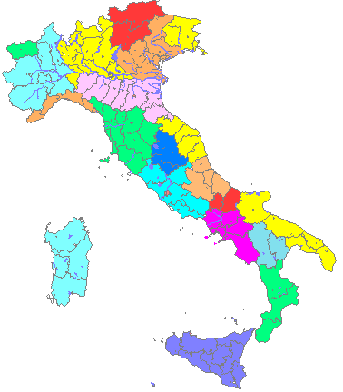 Puntare all'area geografica interessata e cliccare