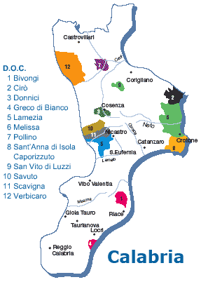 mappa tratta da Federdoc