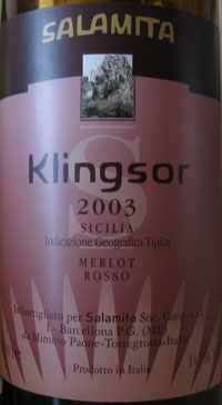 etichetta Klingsor